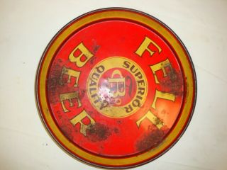 Fell Beer Tray Red/Black/Yellow Color Carbondale,  Pa 3