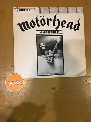 Motorhead - On Parole (1979) Heavy Metal Lp Lbr - 1004 Uk G,  Vinyl Record