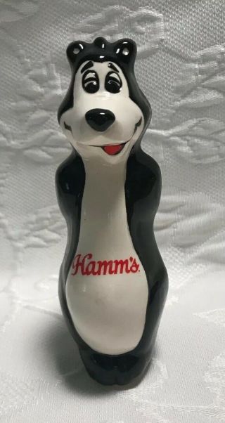 Vintage Hamms Beer Bear Bar Tap Handle In Really - Antique Rare