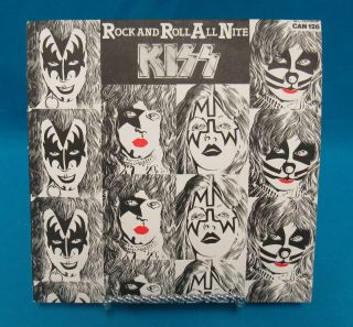 Kiss Rock And Roll All Nite 7 " Vinyl Casablanca Records Can126 Uk Release