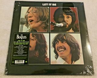 Beatles: " Let It Be " 180g Lp Reissue Stereo Remastered: Shrink Wrap Tear