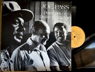 Joe Pass Portraits Of Duke Ellington Vinyl Lp 1975 Jazz Guitar Nm - /vg,  Pablo