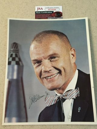 Astronaut John Glenn Signed 8x10 Jsa