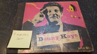 Danny Kaye,  4 Record Album,  78rpm,  Columbia Records.  Vintage Album.
