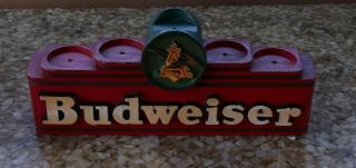 A Anheuser Busch Beer Budweiser Bottle/Can Displays Mantle Man Cave Bar 3