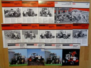 Group 34 Vintage Case Tractor & Industrial Brochures Good 94 Series,  More Oem