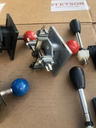 Wico 5 Red And Other Color Ball leaf switch And 2 NOS Micro Switch Joysticks 4