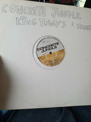 Ultra Rare Dub Lp Concrete Jungle King Tubbys And Harry J Your Chance