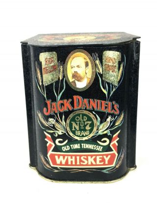 Vintage Jack Daniels Tennessee Whiskey Old No 7 Tin Box