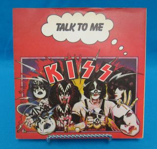 Kiss Talk To Me 7 " Vinyl Mercury Records Mer 19 Uk Release
