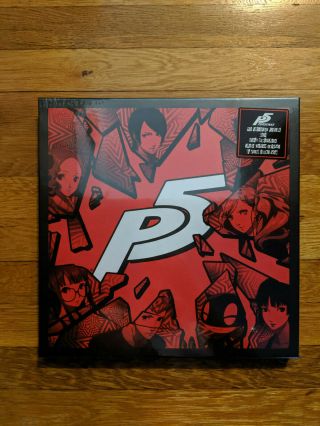 Persona 5 Essential Edition Colored Vinyl 4xlp Box Set Iam8bit