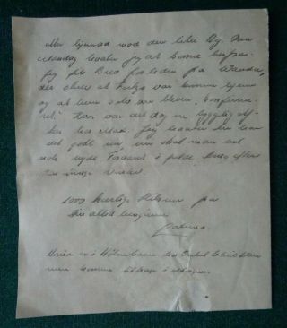 Antique Signed Letters by Princess Caroline - Mathilde Denmark to Count Bodenhoff 4