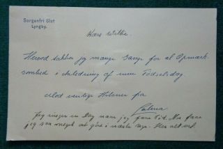 Antique Signed Letters by Princess Caroline - Mathilde Denmark to Count Bodenhoff 5
