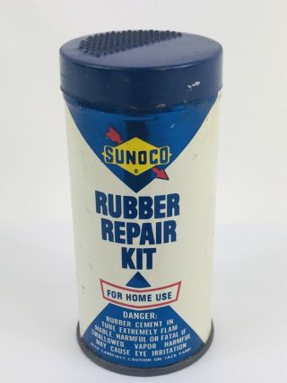 SUNOCO RUBBER REPAIR KIT,  HOME USE,  W/ CONTENTS,  4.  25 