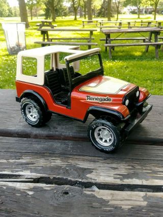 Vintage 1978 Tonka Jeep Renegade Hard Top Convertable Toy Car Approx 10 " X6 " X6 "