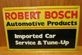 Bosch Automotive Products Vintage Metal Sign