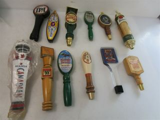 Assorted Beer Taps Pyramid Moose Drool Molson Widmer Foster 
