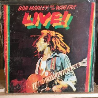 [reggae] Exc/vg,  Lp Bob Marley & The Wailers Live [original 1975 Island Issue]