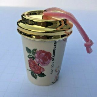 Starbucks Ban.  Do Ceramic Ornament Floral 2018 Limited Edition Bando