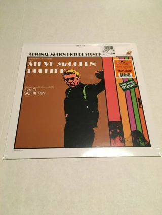 Steve Mcqueen Bullitt Soundtrack Vinyl Lp " Orange " - -