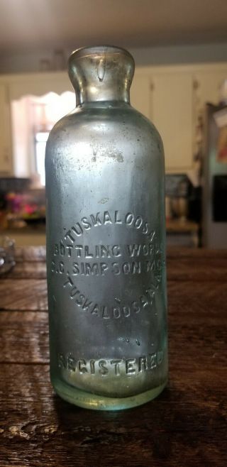 Alabama Bottle Tuskaloosa Ala Bottle