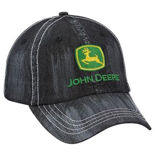 John Deere Washed Denim Twill Hat Cap