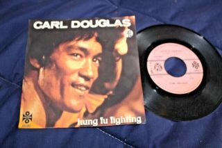Bruce Lee Cover Kung Fu Fighting Carl Douglas 1974 Mexico 7 " 45 Funk Soul