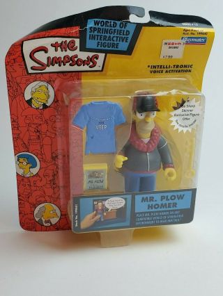 Playmates Wos The Simpsons Series 12 Mr.  Plow Homer And