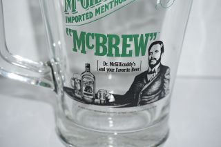 Vintage 1985 Dr.  McGillicuddy’s Mentholmint Schnapps McBrew Beer Pitcher 9 