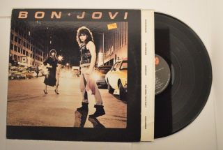 Bon Jovi Lp Self Titled Masterdisk Pressing Vg,  /m -