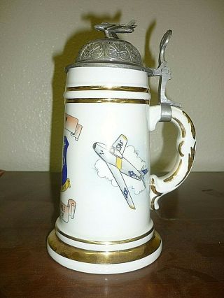 50th Fbw Master Of The Sky Hahn Air Base Germany 1955 - 58 " Dick " Beer Stein
