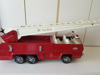Vintage Tonka Fire Truck With Extension Ladder (metal Truck)