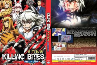 Killing Bites Complete Anime Series Dvd 12 Episodes English Subtitles