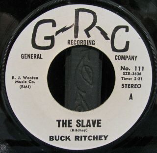 Buck Ritchey The Slave Rare 60s Nw Anti - Drug Lsd Spoken Psych Weird 45 Listen
