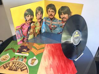 The Beatles Sgt Peppers Uk 1967 1st Ever 1/1 Mono Pmc 7027 Vinyl Lp
