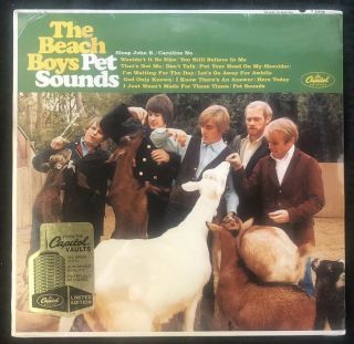 The Beach Boys Pet Sounds Album Lp Capitol T 2458 Audiophile - &