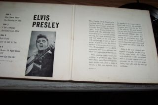 ELVIS PRESLEY VINTAGE MEGA RARE DOUBLE RECORD EPB 1254 GATEFOLD FROM 1956 2