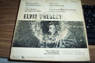 ELVIS PRESLEY VINTAGE MEGA RARE DOUBLE RECORD EPB 1254 GATEFOLD FROM 1956 3