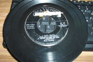 ELVIS PRESLEY VINTAGE MEGA RARE DOUBLE RECORD EPB 1254 GATEFOLD FROM 1956 5