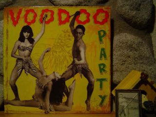 V/a Voodoo Party Lp/rare 50s - 60s Latin Jazz/salsa/calyso/cha - Cha/las Vegas Grind