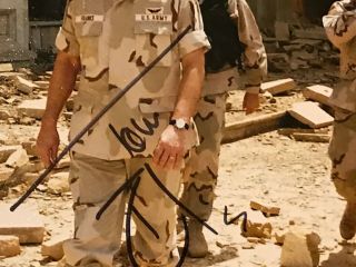 GENERAL TOMMY FRANKS USA ARMY SIGNED AUTOGRAPHED 8x10 PHOTO PSA/DNA CERTIFIED 3