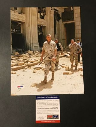 GENERAL TOMMY FRANKS USA ARMY SIGNED AUTOGRAPHED 8x10 PHOTO PSA/DNA CERTIFIED 6