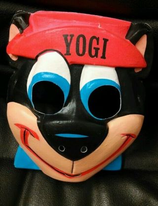 Vintage Yogi Bear Vac - U - Form Mask,  Vintage Halloween Hanna - Barbera