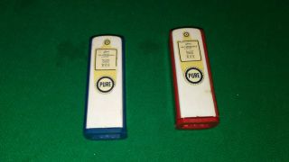 Pure Oil Co Gas Pump Shakers Rare Gas And Oil Jamestown Ohio