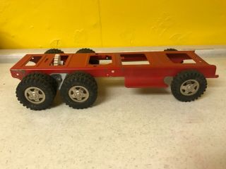 Vintage Tonka 1960 Tonka Cement Truck LONG FRAME ONLY Red Duallie 2