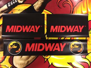 Mortal Kombat 1 Arcade Control Panel Box Art Artwork Overlay Mk1 Cpo Midway