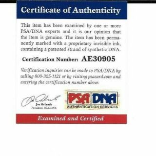 Diana Rigg PSA/DNA authenticated signed /autographed 8x10 color photo James Bond 2