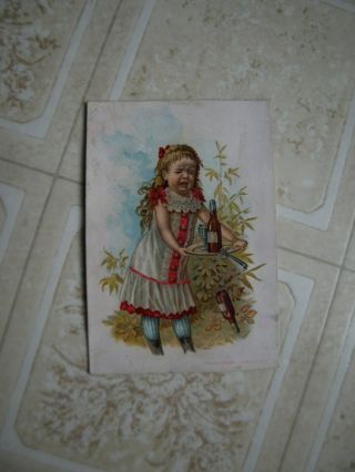 1893? Trade Card,  Christian Moerlein Brewing Co. ,  Lager Beer,  Color,  Girl