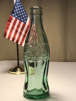 PAT ' D DEC.  25,  1923 Coca - Cola Hobbleskirt Coke Bottle - CLOVIS N M Mexico 3