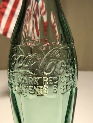 PAT ' D DEC.  25,  1923 Coca - Cola Hobbleskirt Coke Bottle - CLOVIS N M Mexico 6